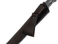 Нож Пантера, сталь М398, рукоять мельхиор, микарта