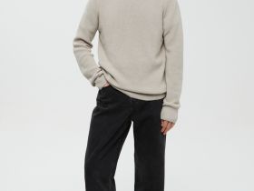 Джемпер из хлопка прямого кроя