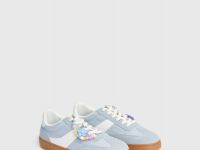 Кеды с обвесами для девочек, Голубой