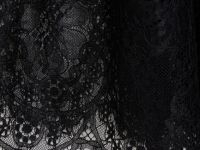 Юбка макси из кружева, Черный