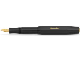 Ручка перьевая Kaweco CLASSIC Sport F 0,7 мм, чернила синие, корпус черный