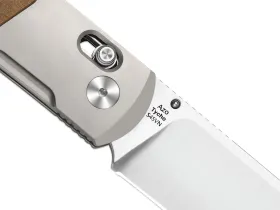 Складной нож Kizer Tycho, сталь S45VN, рукоять титан/дерево