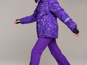 Куртка текстильная с полиуретановым покрытием для девочек