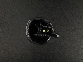 Стикер объемный "Тревожный котик Тучка"