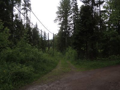 Дорога от монастыря в Федоровское