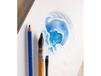 Альбом-склейка для смешанных техник Clairefontaine "Paint'On with grain" А3 20 л 250 г, экстра-белый