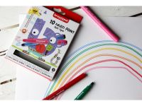 Набор фломастеров Bruynzeel "Multipoint" 10 шт