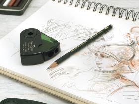 Набор специальный с карандашами Faber-castell "PITT Monochrome" 33 предмета, в металле