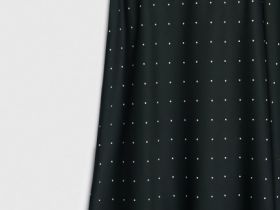 Сатиновая юбка миди А-силуэта, Серый