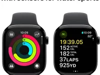 Смарт-часы Apple Watch Series 10 46mm Jet Black Aluminum Case with Black Sport Band (M/L)