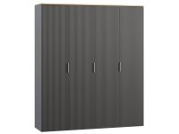 Распашной шкаф Енссон 4-180x210 Графитовый