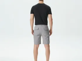 Мужские шорты Lacoste из смеси хлопка и льна