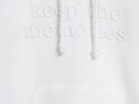 Худи с вышивкой для девочек, Белый