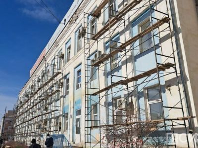 В преддверии международных игр «Дети Азии» в Якутске начался ремонт фасадов