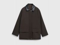 Куртка-рубашка из хлопка, Коричневый