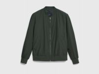 Утеплённый бомбер, Зеленый