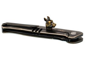 Бусина для темляка "Кенгуру", латунь