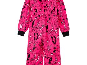 Комбинезон текстильный с полиуретановым покрытием для девочек