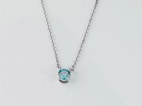 Колье из белого золота с бриллиантом э0901кл05163100