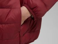 Стеганый пуховик с натуральным пухом