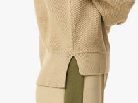 Женский свитер Lacoste RELAXED FIT с высоким воротом на молнии