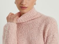 Джемпер свободного силуэта с шерстью