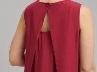 Сарафан А-силуэта из трикотажа со льном