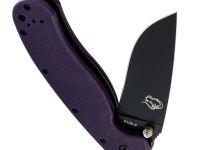 Складной нож Steelclaw Крыса Black сталь AUS-8, рукоять фиолетовый G10