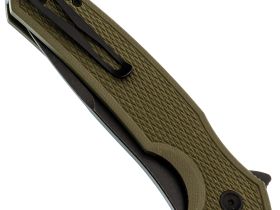 Складной нож Mr.Blade Hellcat Mini blackwash сталь S35VN, рукоять Olive G10