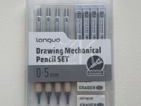 Набор 11 предметов Languo, (карандаши мех.0,5 мм, грифели, ластики)