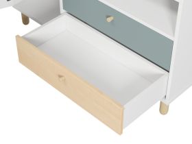 Письменный стол Дикинс 118x120 Береза/Серо-зеленый