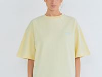 Футболка оверсайз с вышивкой, Желтый