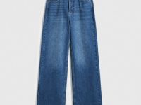 Широкие джинсы, Синий