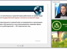 Международный вебинар "Государственный надзор и контроль за соблюдением законодательства РФ о труде и об охране труда"