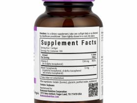 Bluebonnet Nutrition, Витамин E, 200 МЕ, 100 гелевых капсул