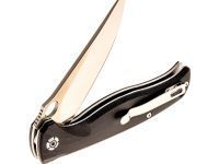 Складной нож QSP Knife Gavial, сталь D2, рукоять G10, черный