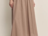 Юбка изо льна и хлопка