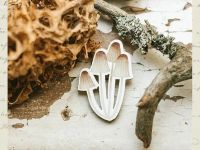 Деревянная брошка Дворникова А. "Мицены"