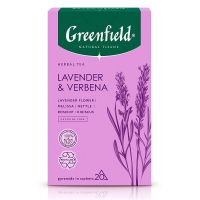 Чай Greenfield Natural Tisane, с лавандой и вербеной, 20 шт.