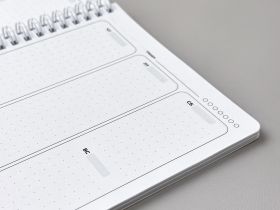 Планер еженедельник недатированный DoYourLine "Мрамор", А5, 166 страниц