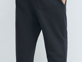 Трикотажные прямые брюки, Синий