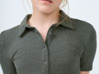 Трикотажное платье для девочек, Серый