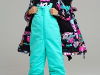 Комплект текстильный с полиуретановым покрытием для девочек: куртка, полукомбинезон