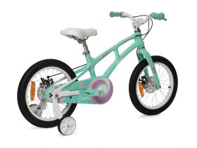 Детский велосипед Pifagor Candy 16, год 2022, цвет Зеленый