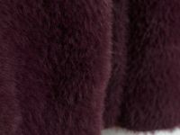 Кардиган из пушистой пряжи на пуговицах, Фиолетовый