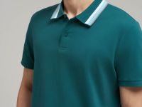 Поло slim fit из хлопка пике