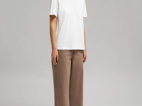 Футболка свободного кроя из хлопкового джерси