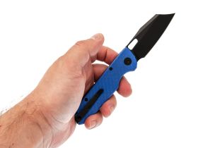 Складной нож Bestech Guardian, сталь D2, рукоять G10/карбон, синий