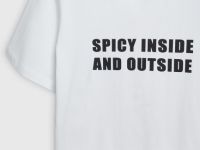 Футболка с принтом, Белый