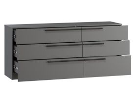 Комод Кимбол 160x70 Графитовый